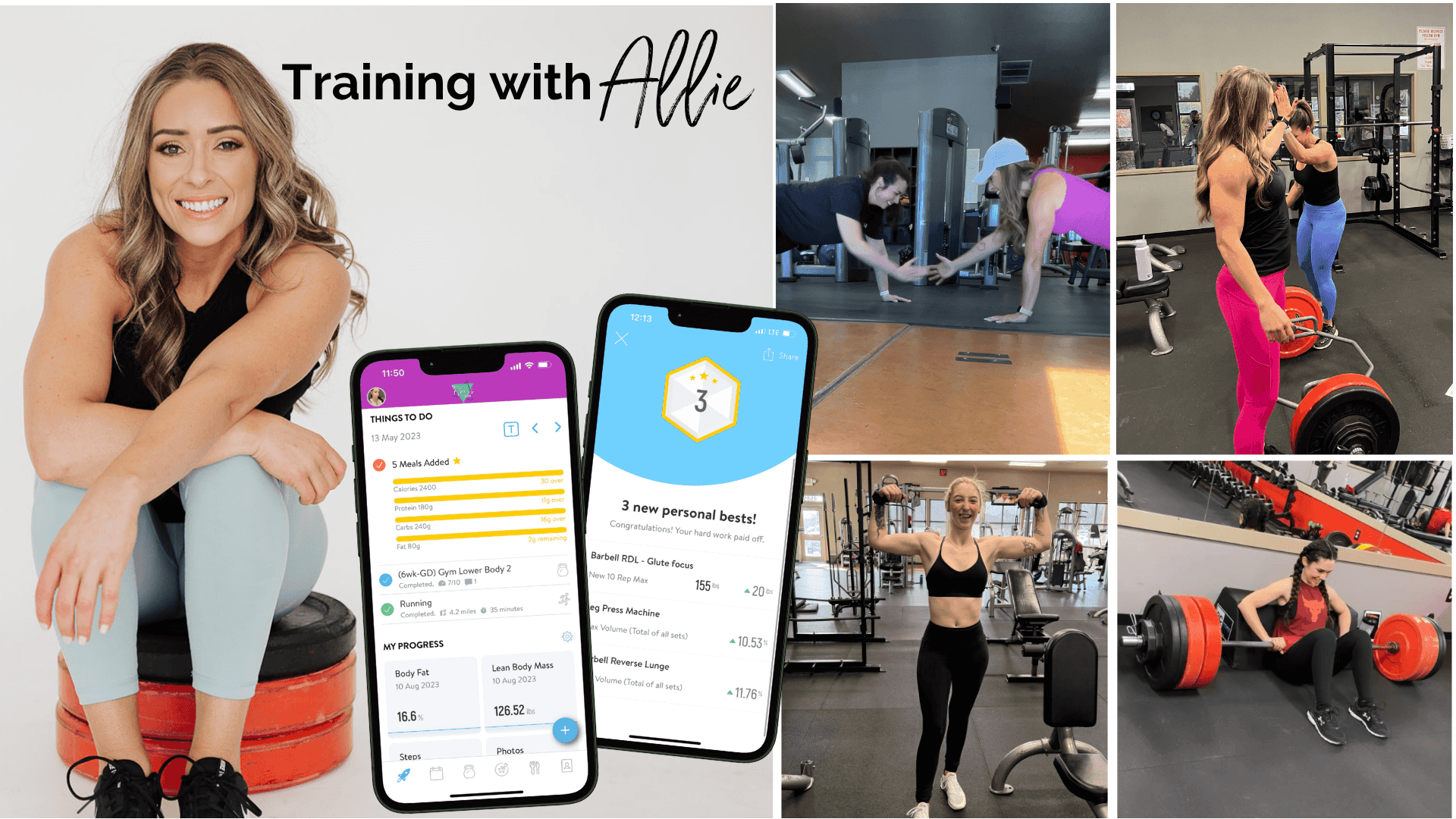 training with a female personal trainer and client success