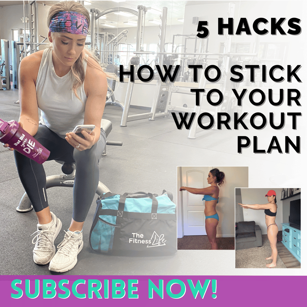 Allie Smith-Cobb using her fitness app and documenting her workout on the online personal training app for the fitness life