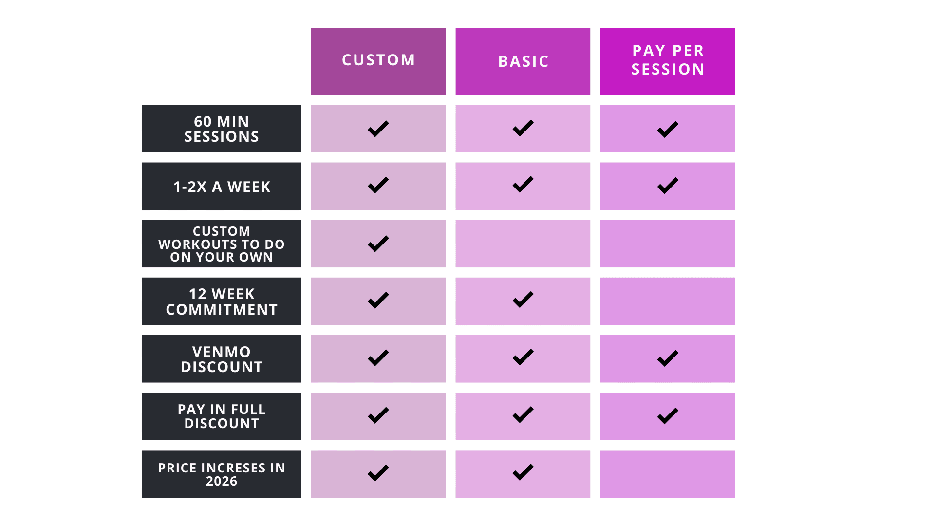 The Fitness Life in person training