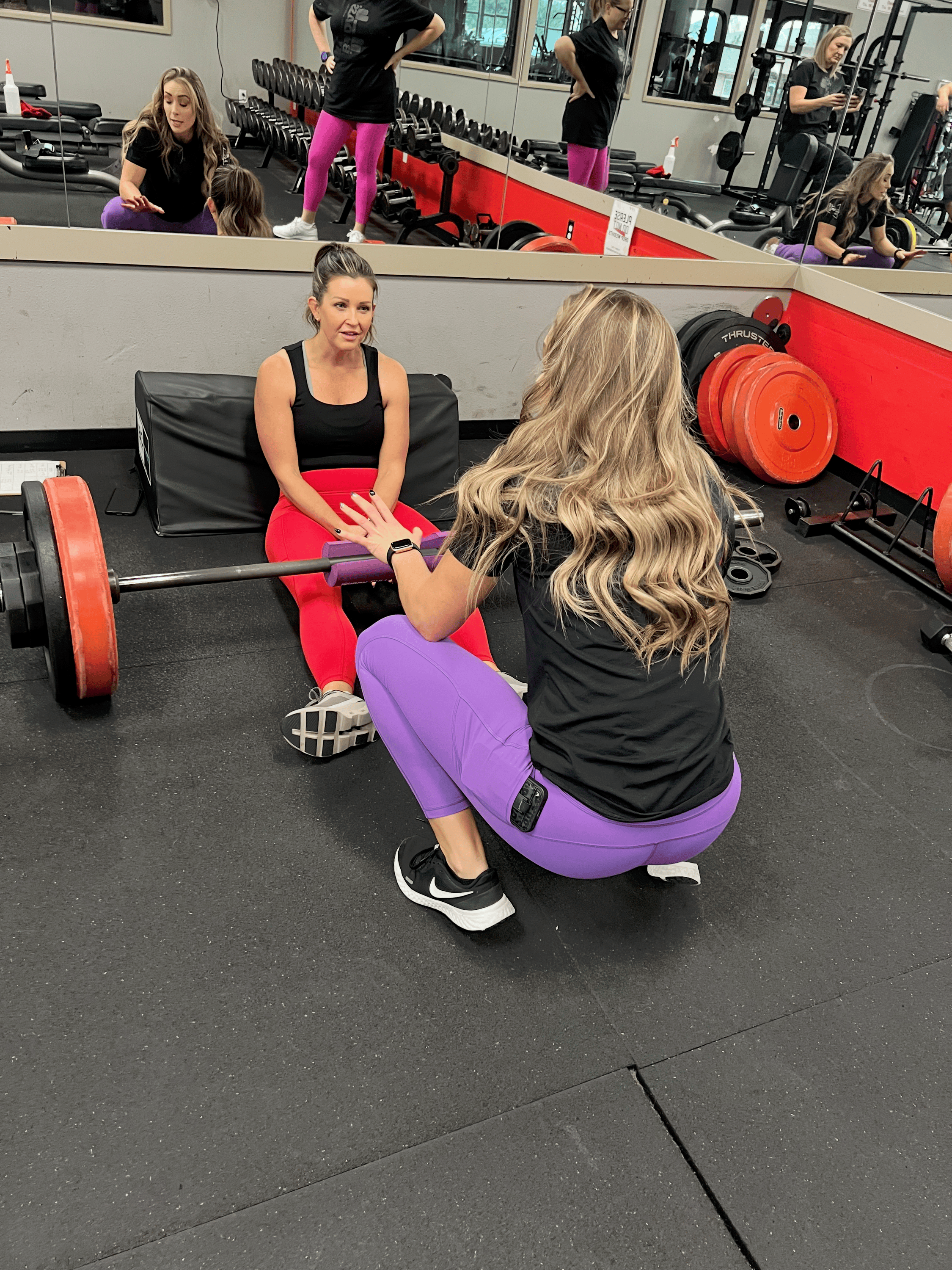 The fitness life client learning form on an exercise from Allie smith Cobb